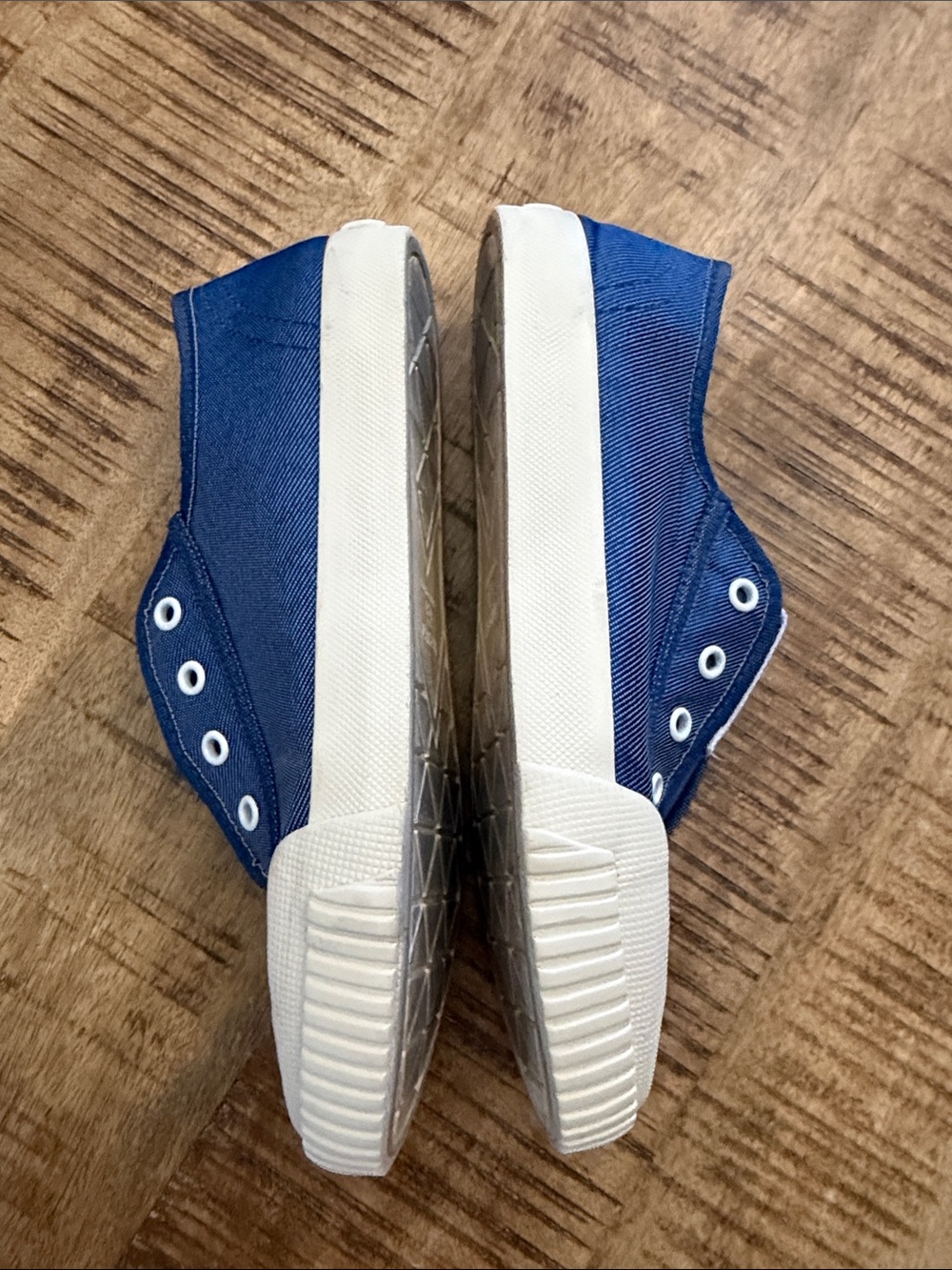 SCHUTZ MASSEY LONA/ELAST/JEANS/WHIT Denim Sneakers - Picture 8 of 13
